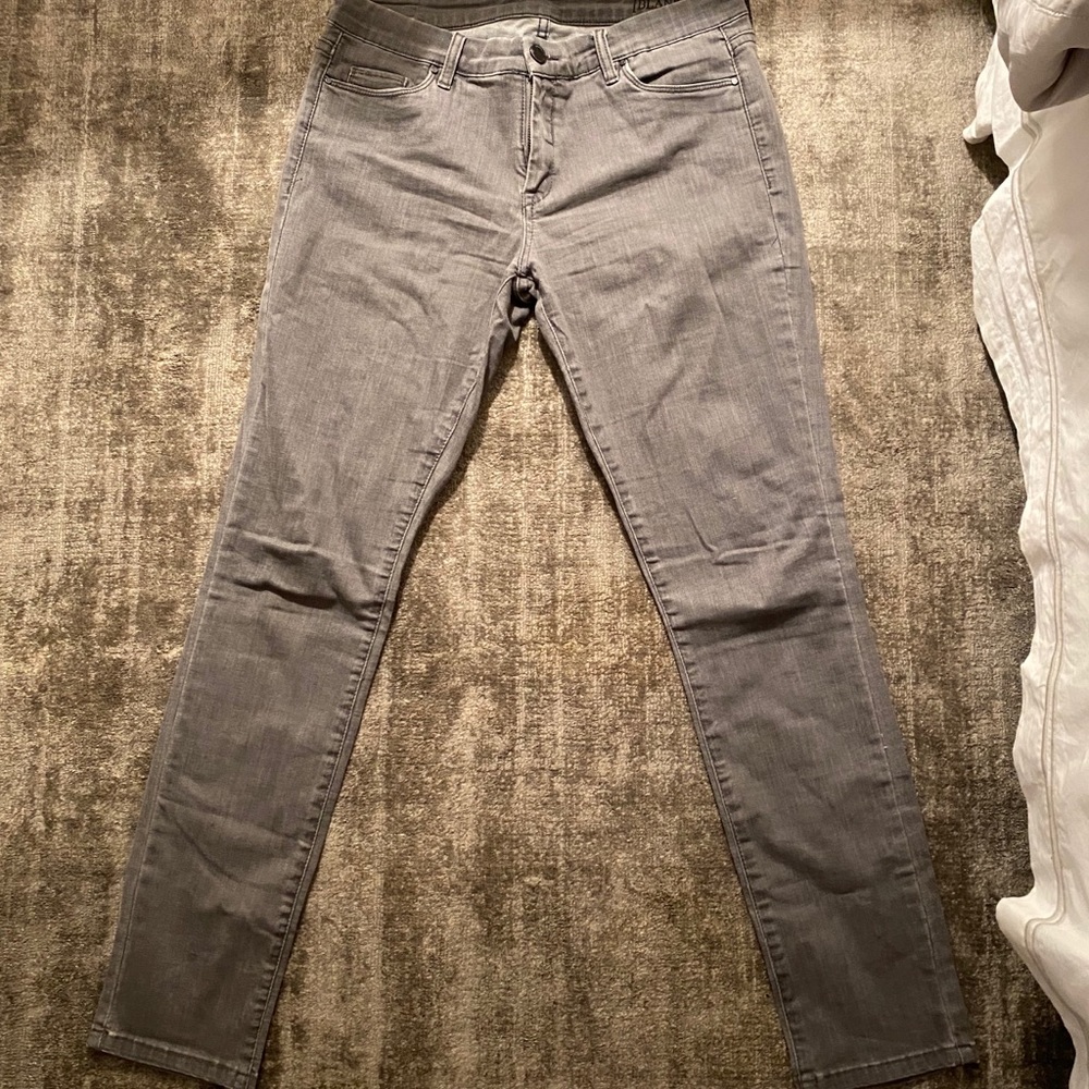 Gray Blank Jeans